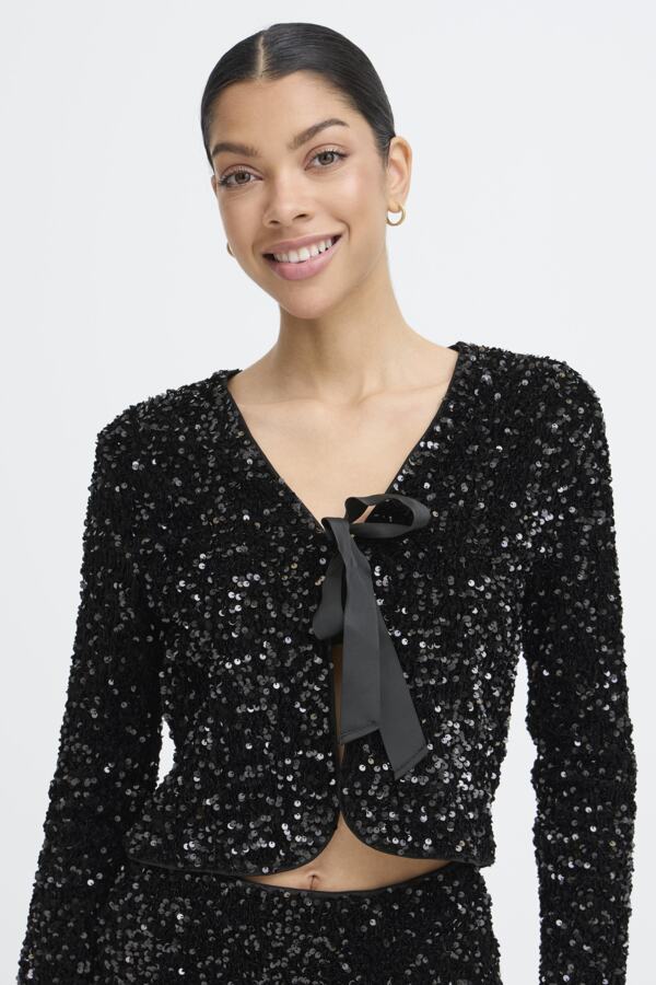 PAILLET Sequin Bow Jacket - 2 Colours Available
