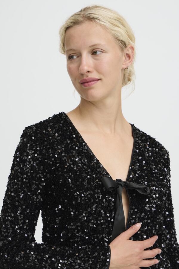 PAILLET Sequin Bow Jacket - 2 Colours Available