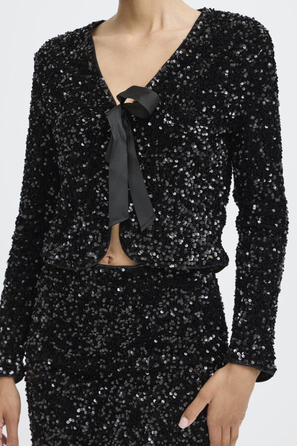 PAILLET Sequin Bow Jacket - 2 Colours Available
