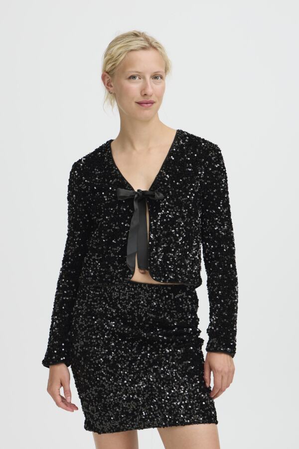 PAILLET Sequin Bow Jacket - 2 Colours Available