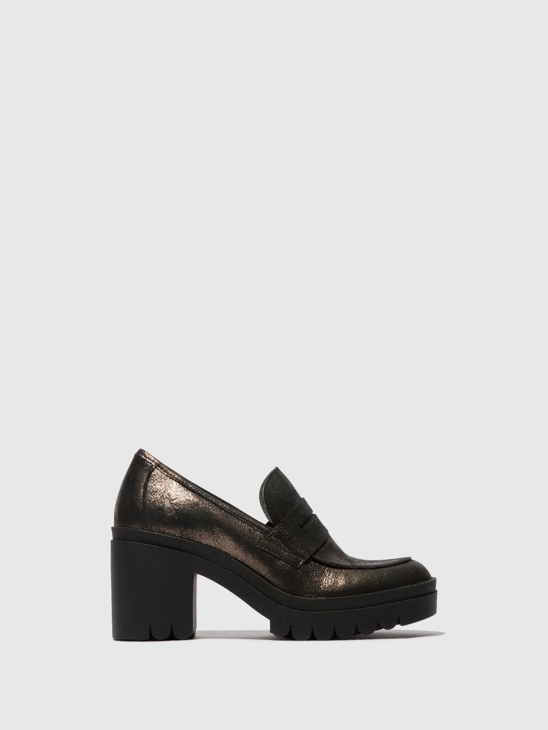 FLY TOKY 803 London Loafers in Dark Gold