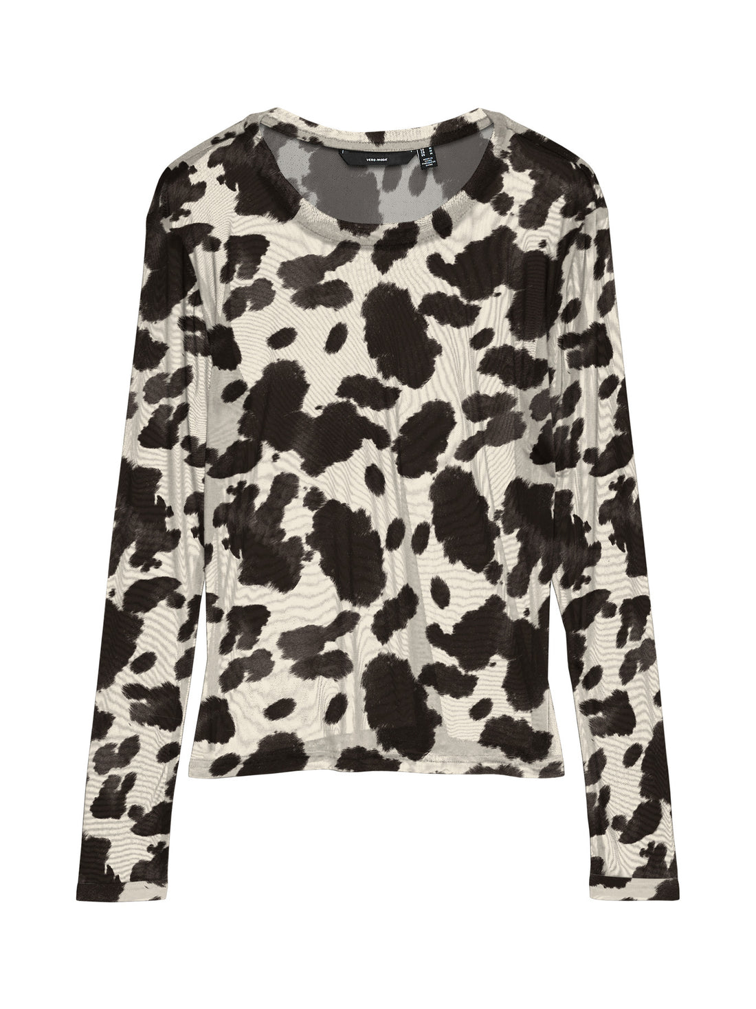 LOVA Mesh Top in Cow Print