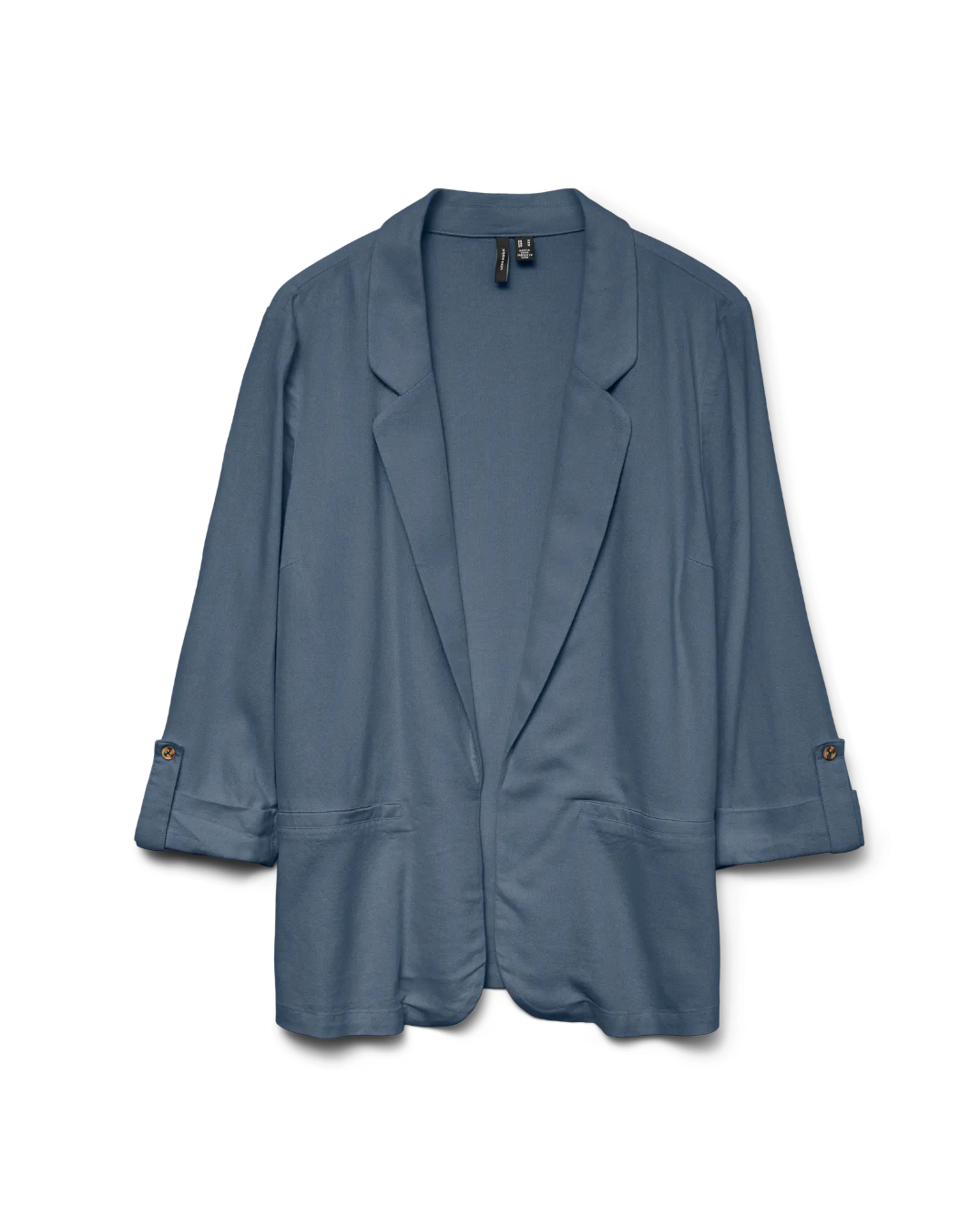 JESMILO Lightweight Linen Blazer in Denim Blue