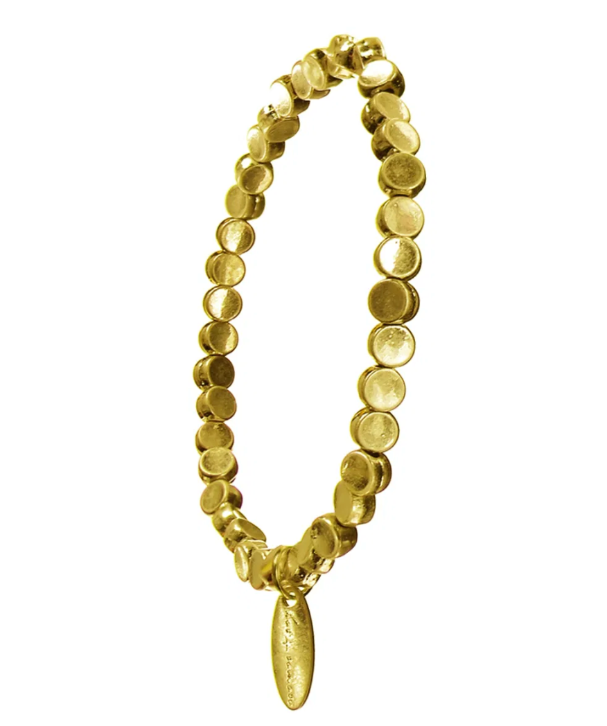 Many Moons Gold Stretch Bracelet - SC391