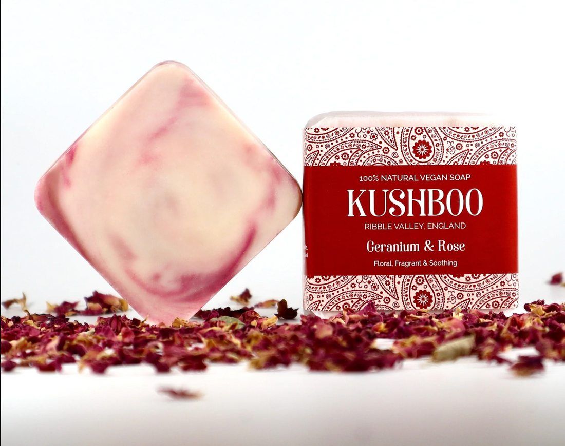 Kushboo Soap - Geranium & Rose