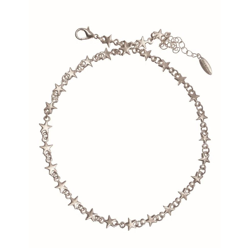 Starry Starry Chain Necklace in Silver - SC360