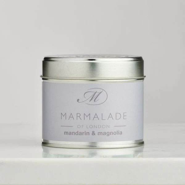 Marmalade of London Medium Tin Candle - Mandarin & Magnolia
