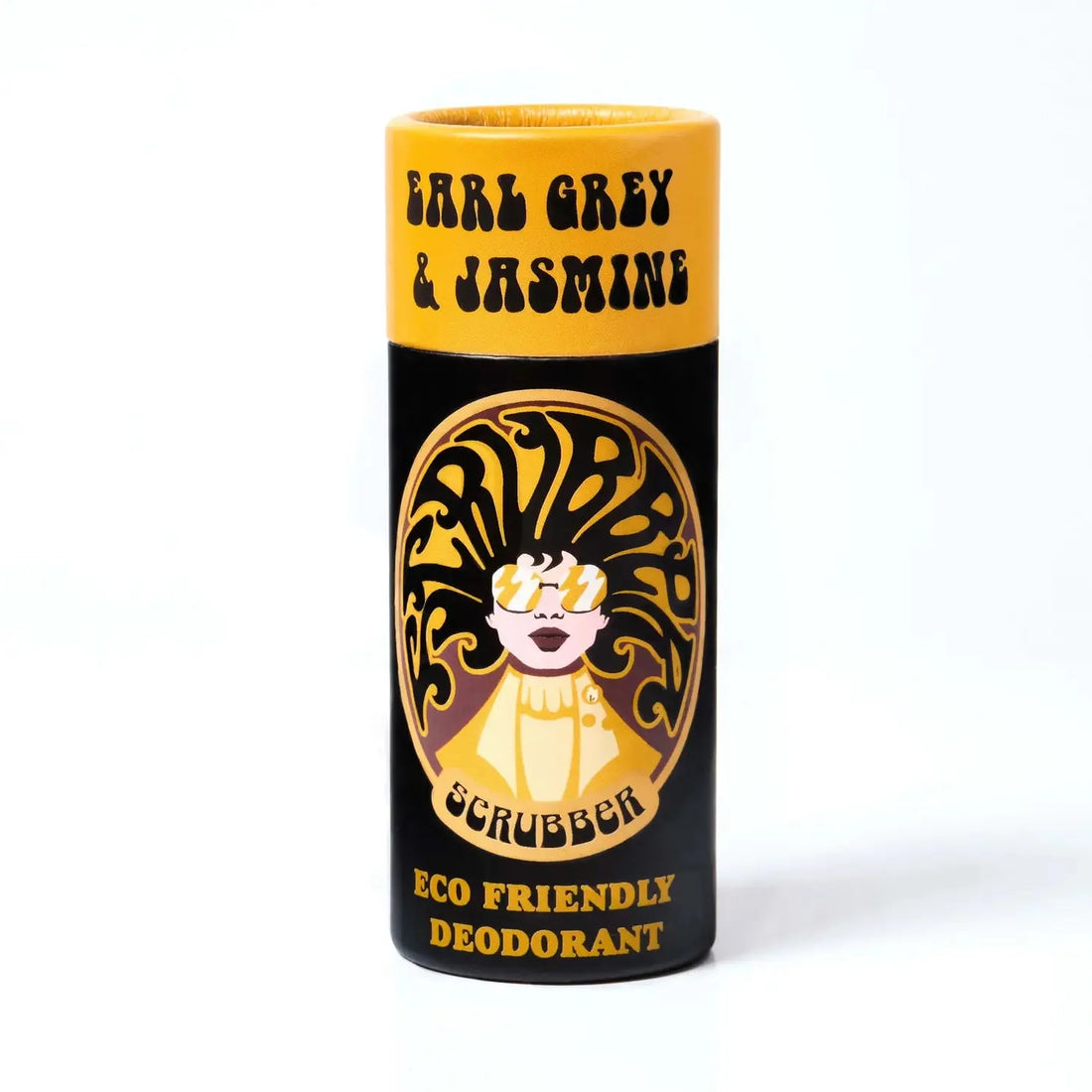 Eco Friendly Retro Deodorant Stick - Earl Grey & Jasmine Gifts Scrubber