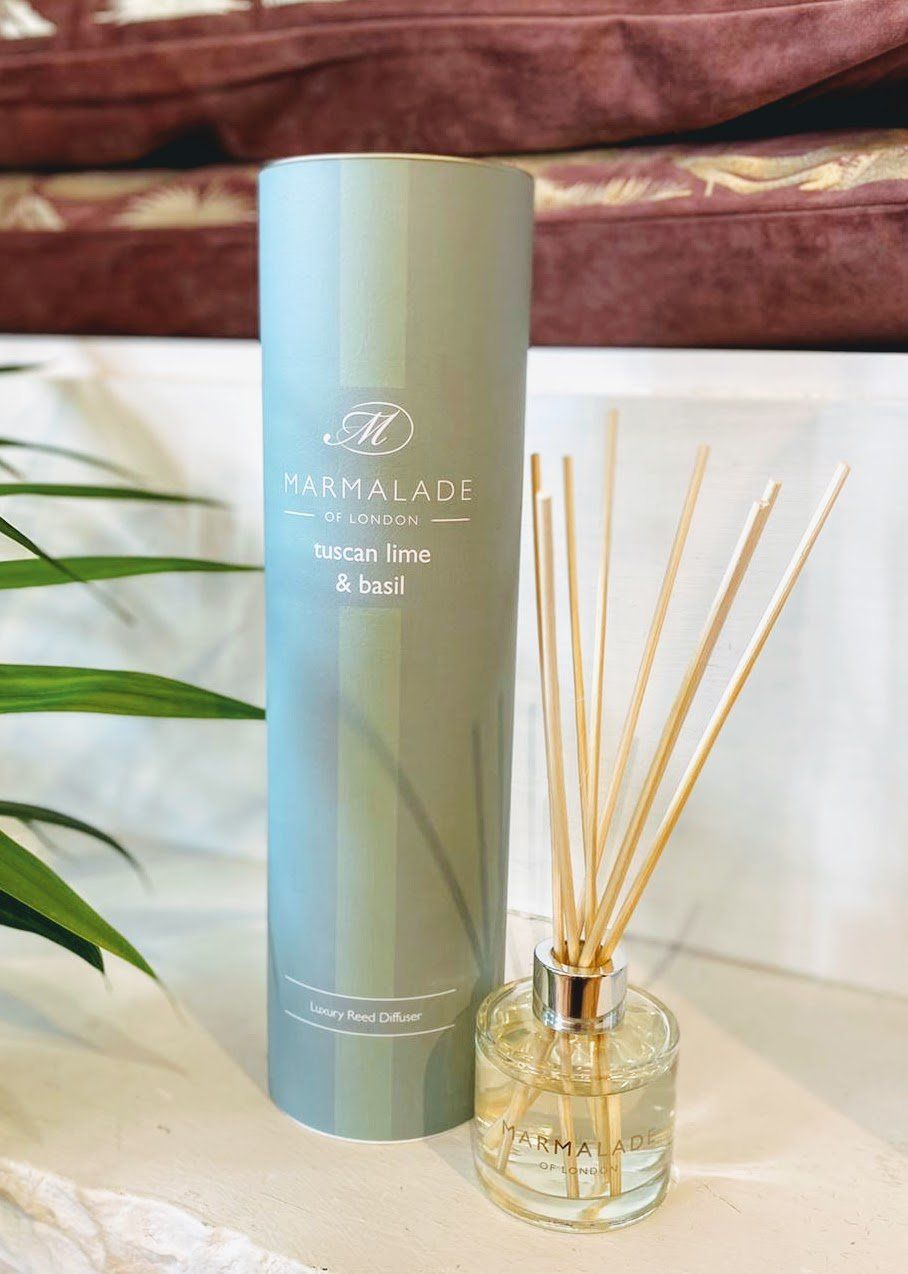 Marmalade of London Reed Diffuser Tuscan Lime & Basil Diffusers Marmalade of London