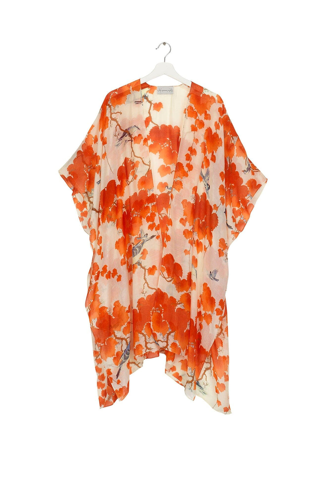 One Hundred Stars Acer Red Throwover Kimono - THRACERUS Kimonos One Hundred Stars