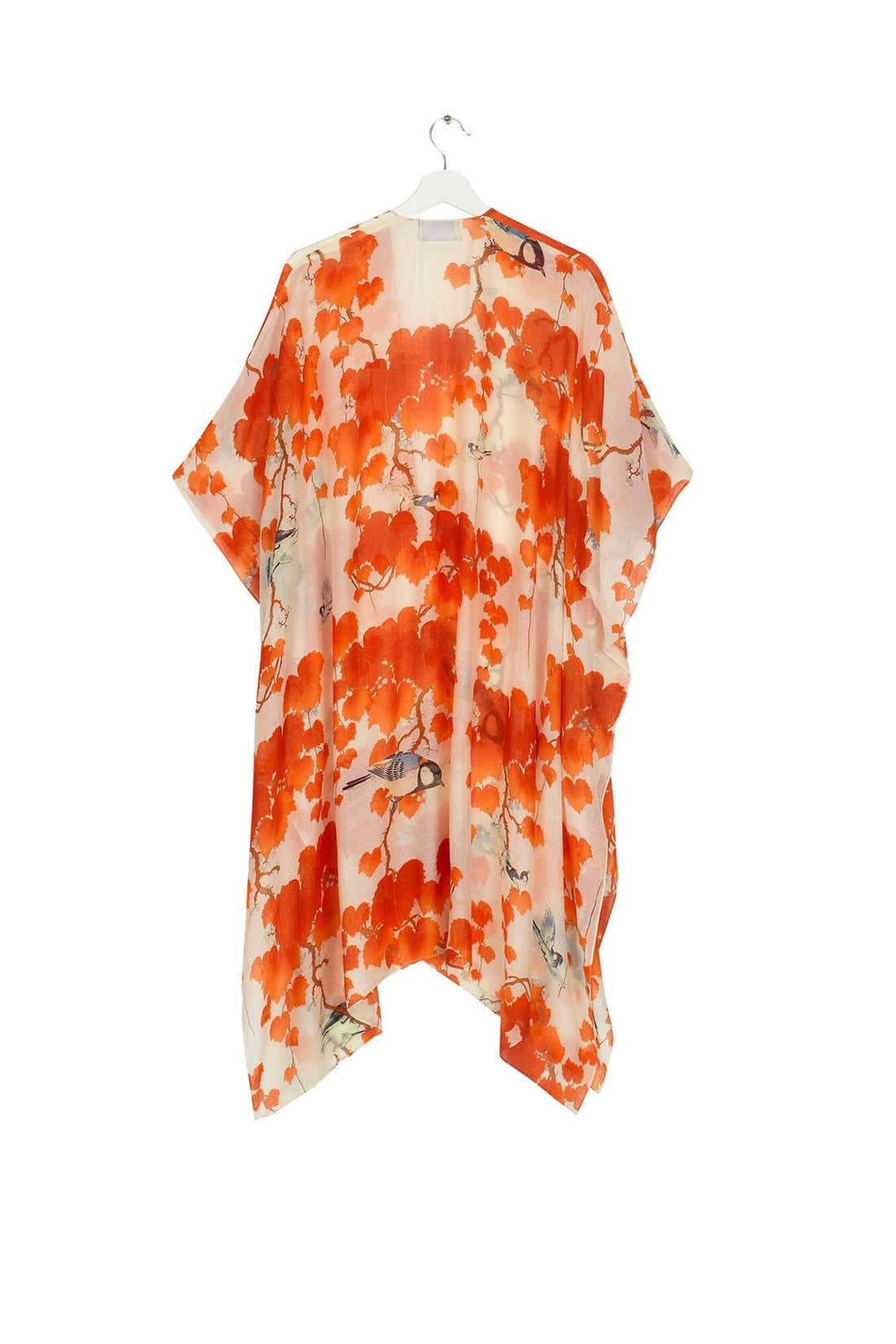 One Hundred Stars Acer Red Throwover Kimono - THRACERUS Kimonos One Hundred Stars