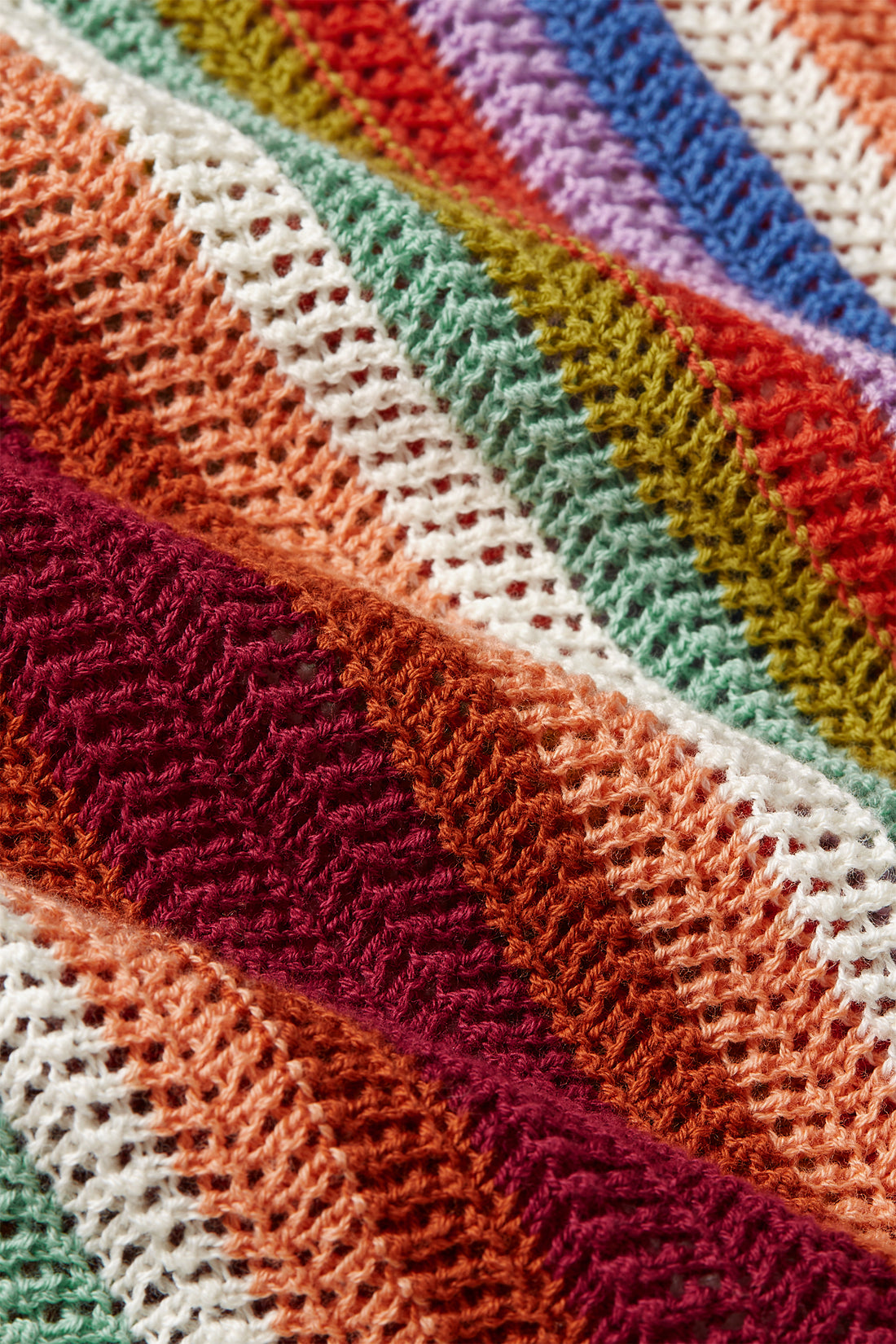 SOFIE Rainbow Organic Cotton Halter Neck Knit top