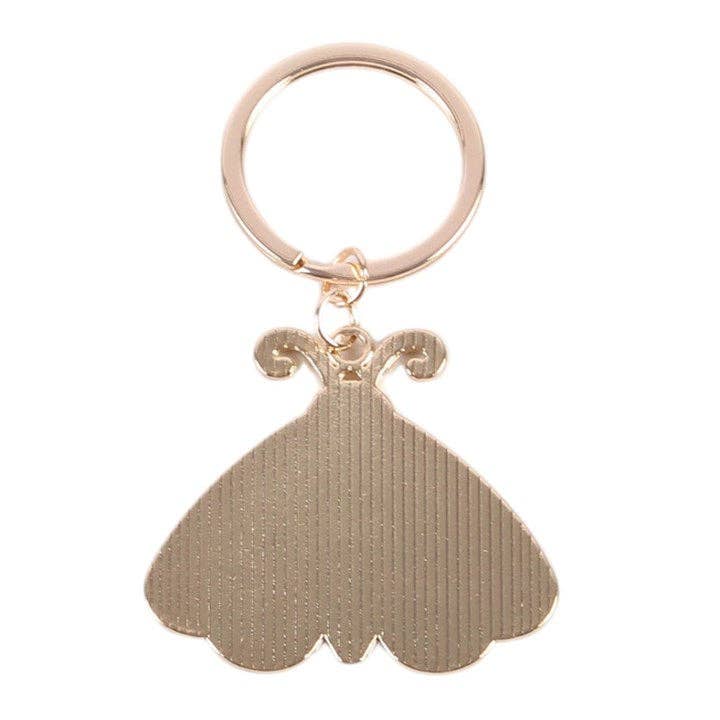 Folk Moth Halloween Keyring