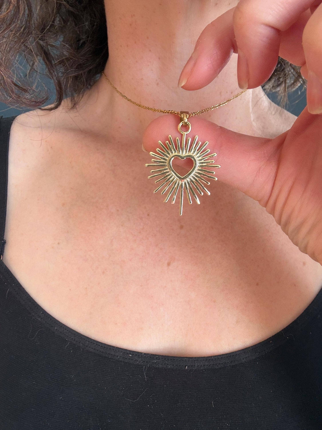 MILAGRO Sacred Heart Pendant Necklace