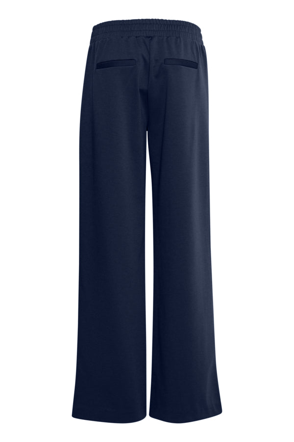 RIZETTA 2 Wide Trousers in Navy