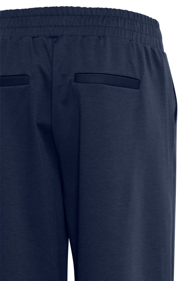 RIZETTA 2 Wide Trousers in Navy