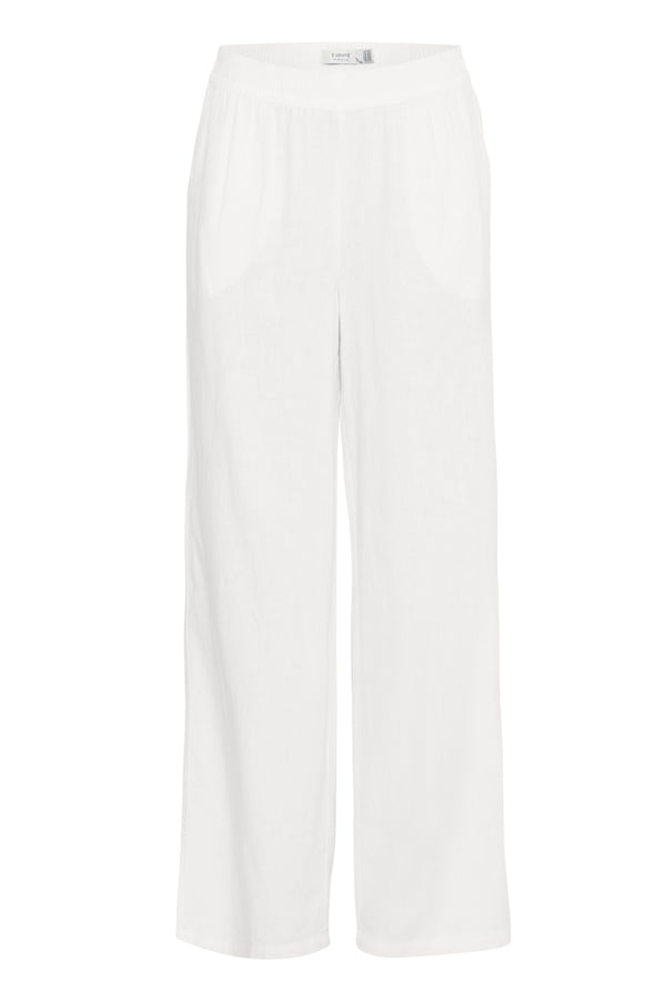 FALAKKA Linen Trousers in Off White