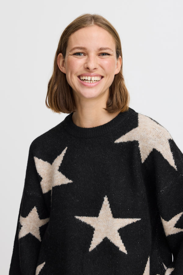 MINYA Starry Monochrome Jumper