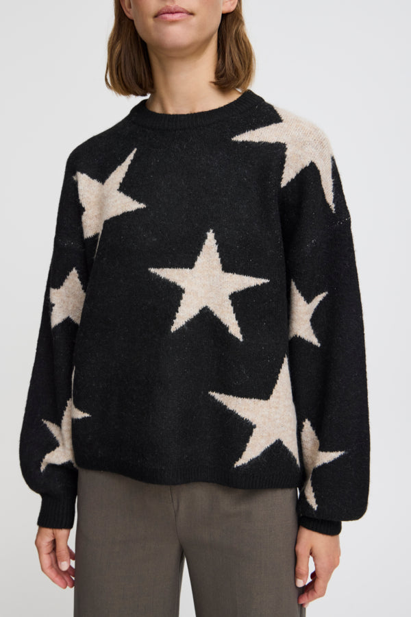 MINYA Starry Monochrome Jumper