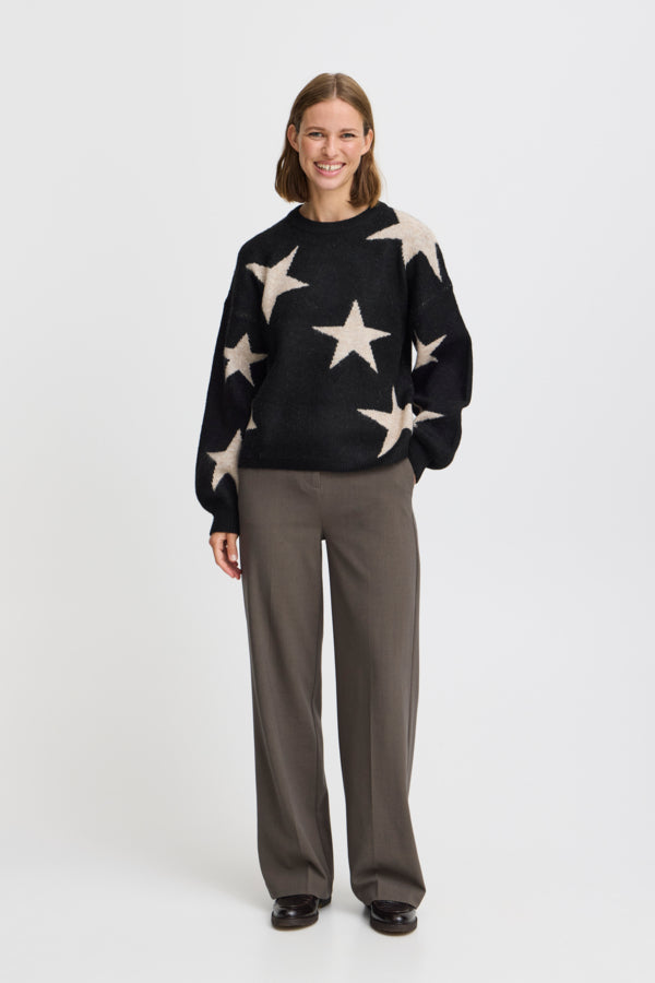 MINYA Starry Monochrome Jumper