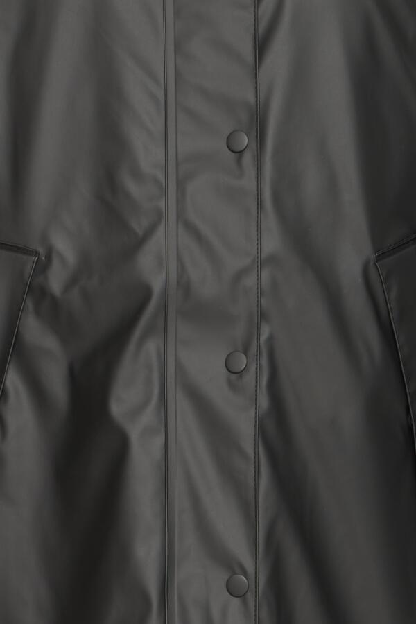 AVAN 7 Raincoat with Taped Seams in Meteorite Black