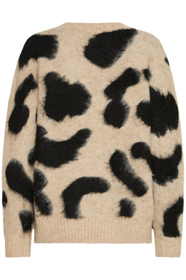 MINYAX Leopard Animal Print Cosy Jumper