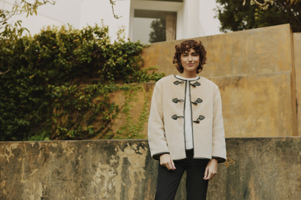 OMHU Cable Knit in Cream Melange