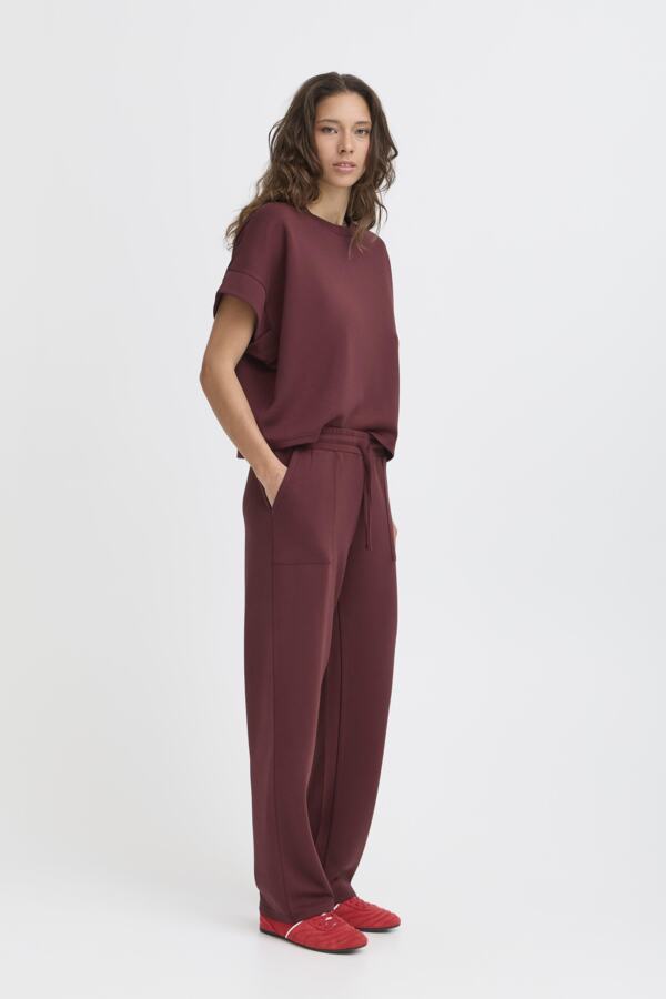 PUSTI Bana Super Soft Joggers in Wine