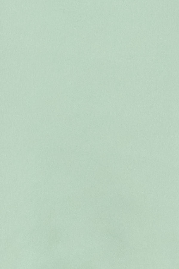 SELITA O-neck Silk Feel Short Sleeve Top in Surf Green