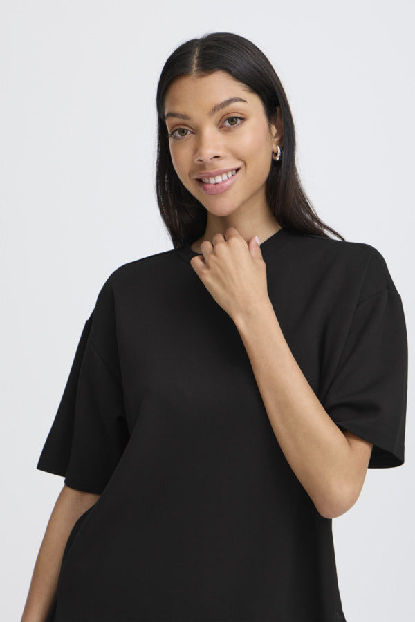 BANA 16 Super Soft Short Sleeve Sweatshirt in Black