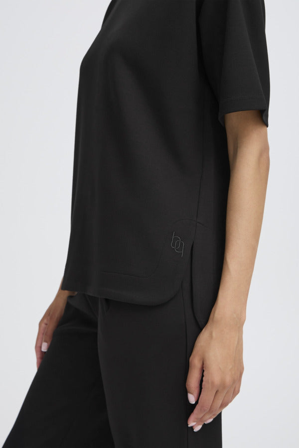 BANA 16 Super Soft Short Sleeve Sweatshirt in Black