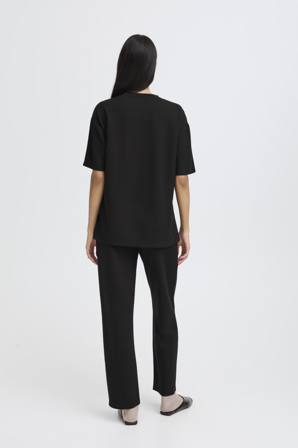BANA 16 Super Soft Short Sleeve Sweatshirt in Black