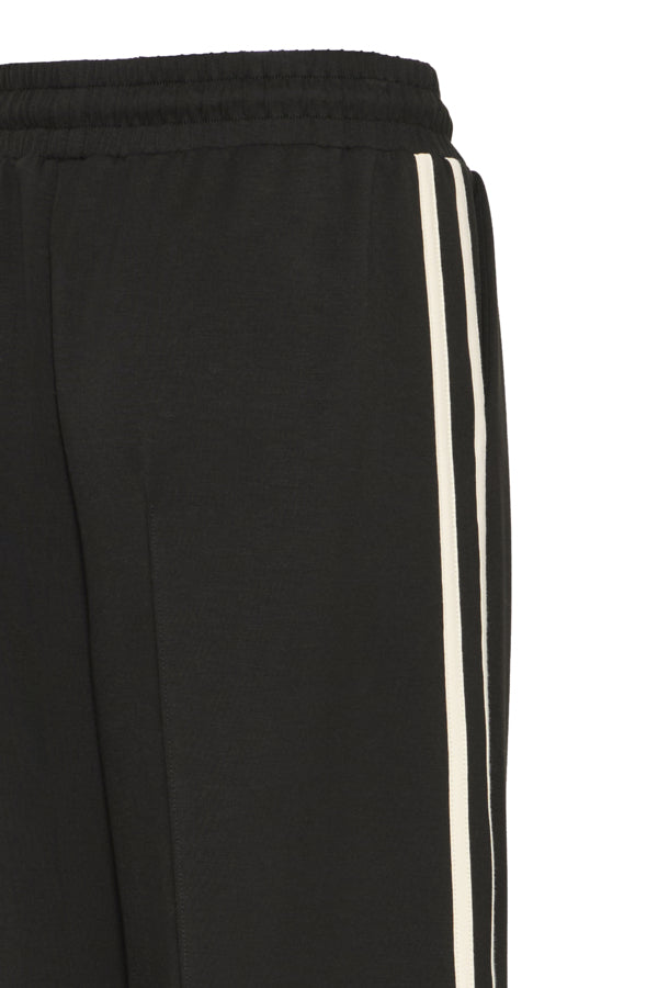 BANA 02 Side Stripe Super Soft Joggers in Black