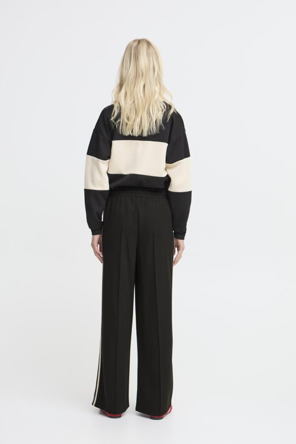 BANA 02 Side Stripe Super Soft Joggers in Black