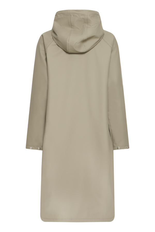AVAN 6 Long Raincoat in Vetiver