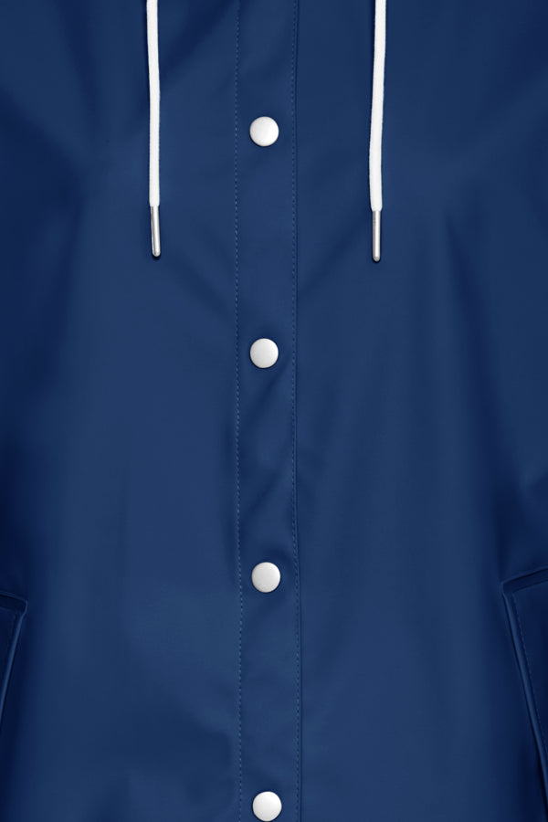 AVAN 9 Short Raincoat in Bright Blue