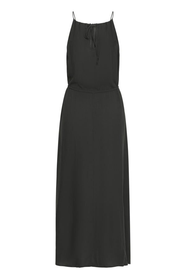 JOELLA Slip Midi Sun Dress in Classic Black