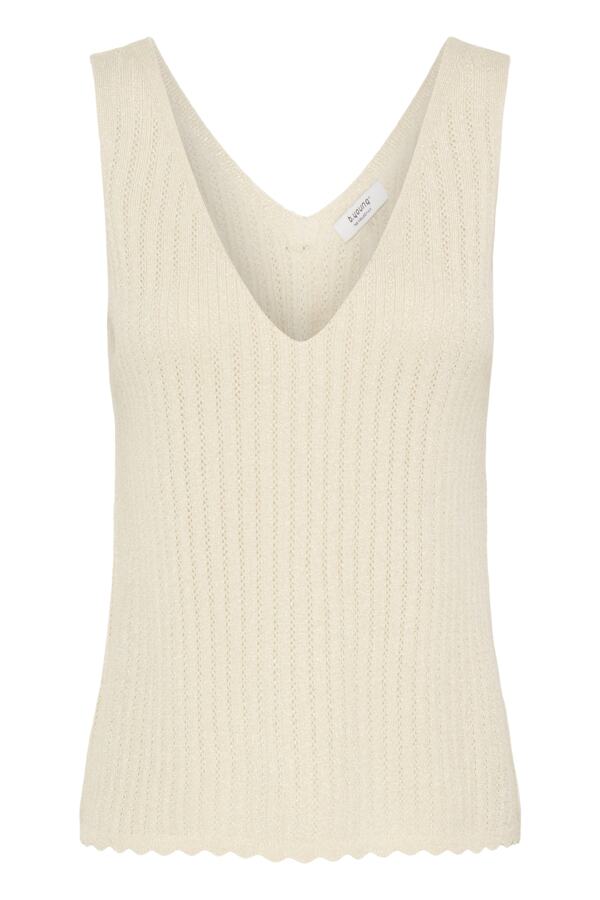 MOBBE Vest Top in Cream