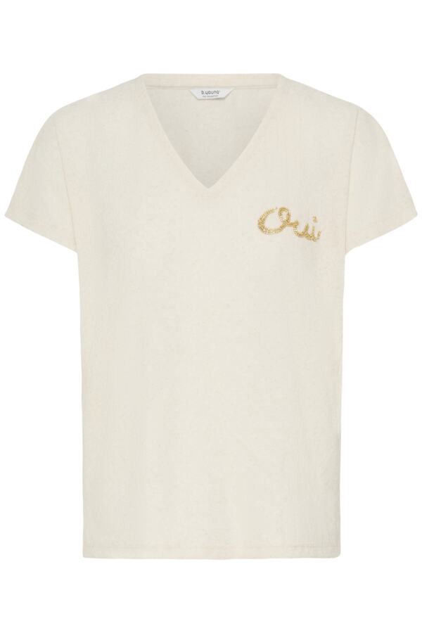 SESIL Oui Motif Tee in Cream