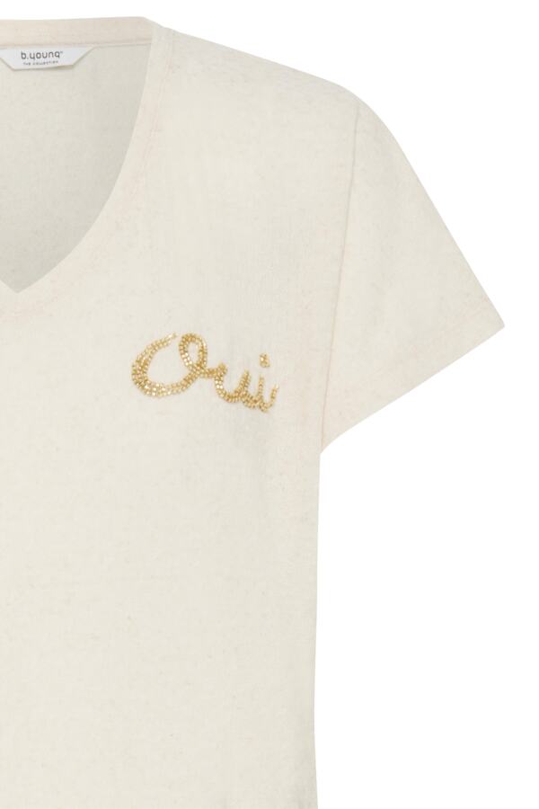 SESIL Oui Motif Tee in Cream