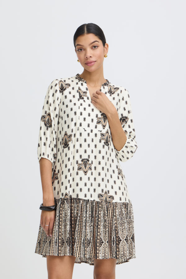 IKAIA Boho Short Paisley Print Dress