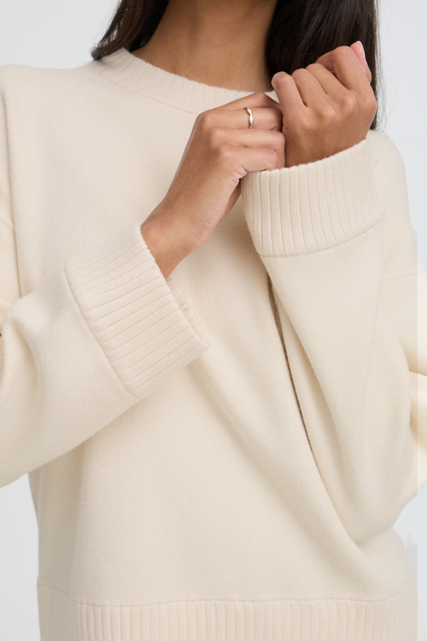 OTARI 2 Cream Knit Jumper