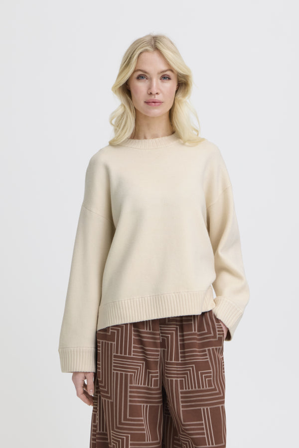 OTARI 2 Cream Knit Jumper