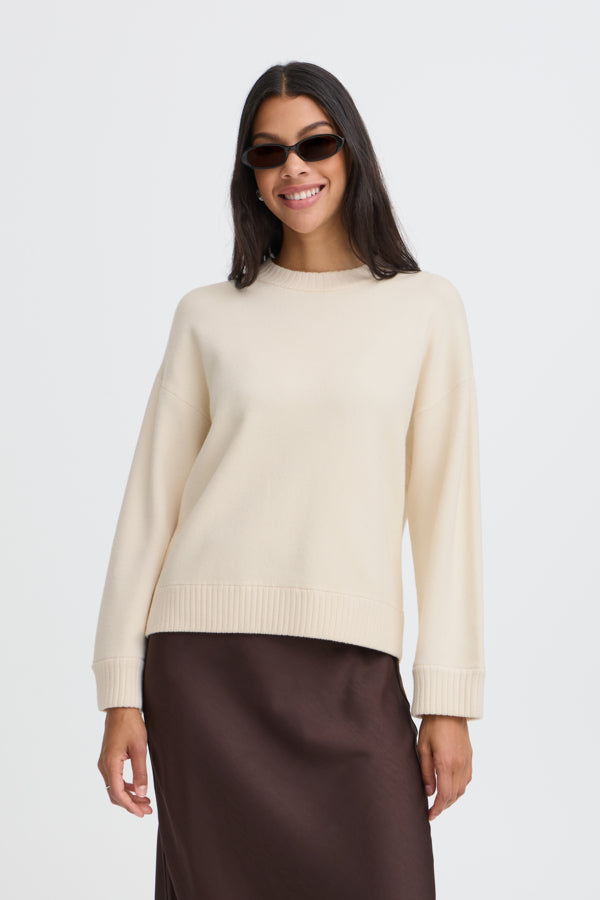 OTARI 2 Cream Knit Jumper