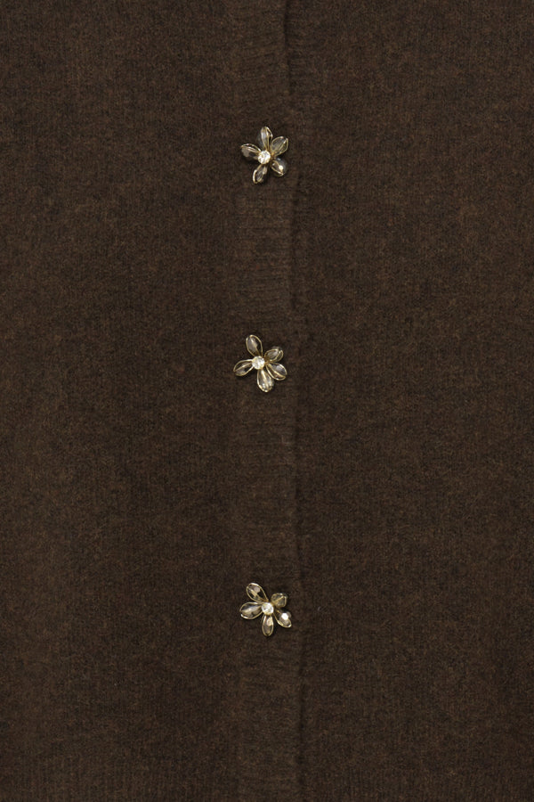 OMEA DECO Cardigan in Java Brown