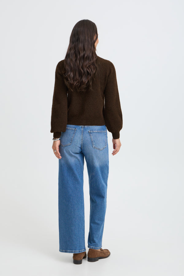 OMEA DECO Cardigan in Java Brown