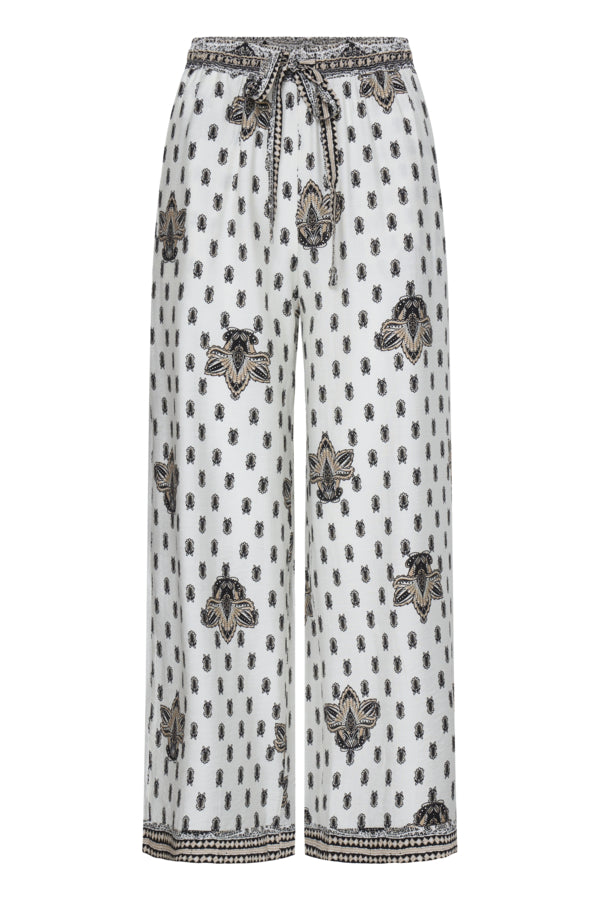 IKAIA Floaty Palazzo Trousers in Paisley Boho Print