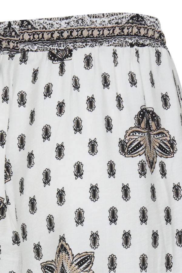 IKAIA Floaty Palazzo Trousers in Paisley Boho Print