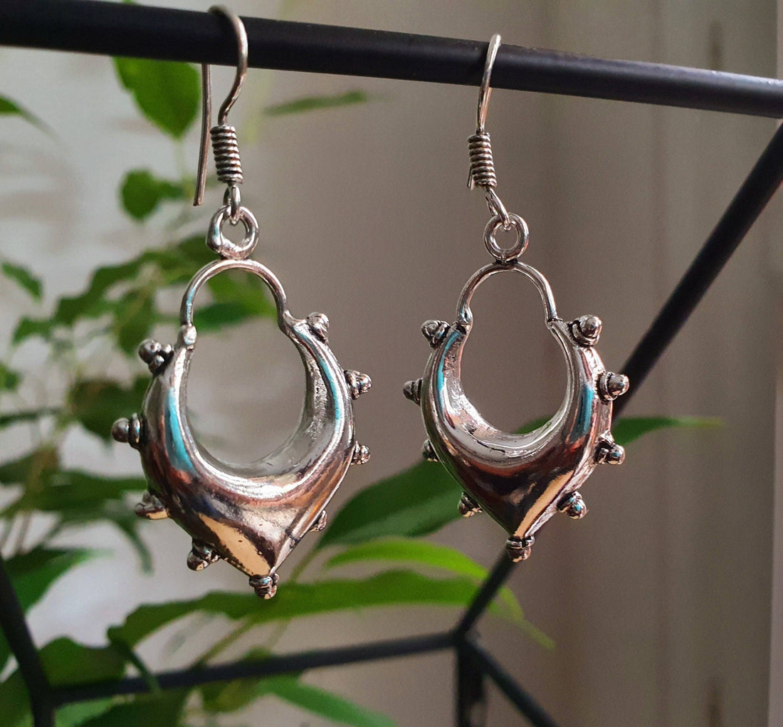 BIBI Gypsy Silver Dangle Earrings