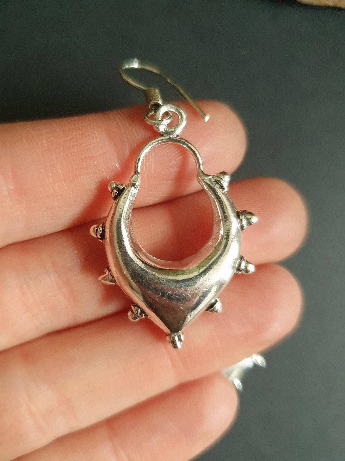 BIBI Gypsy Silver Dangle Earrings